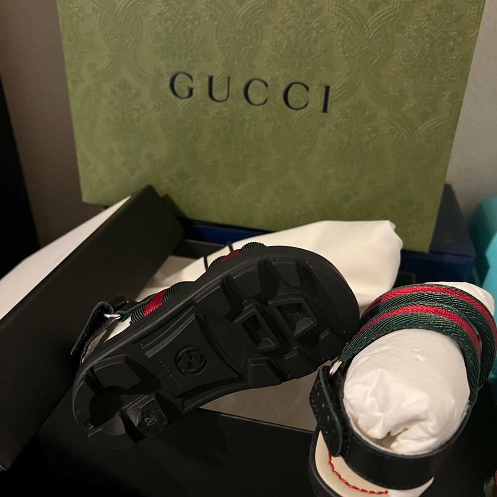 Gucci Toddler Web Sandals (Brand New) Size 20